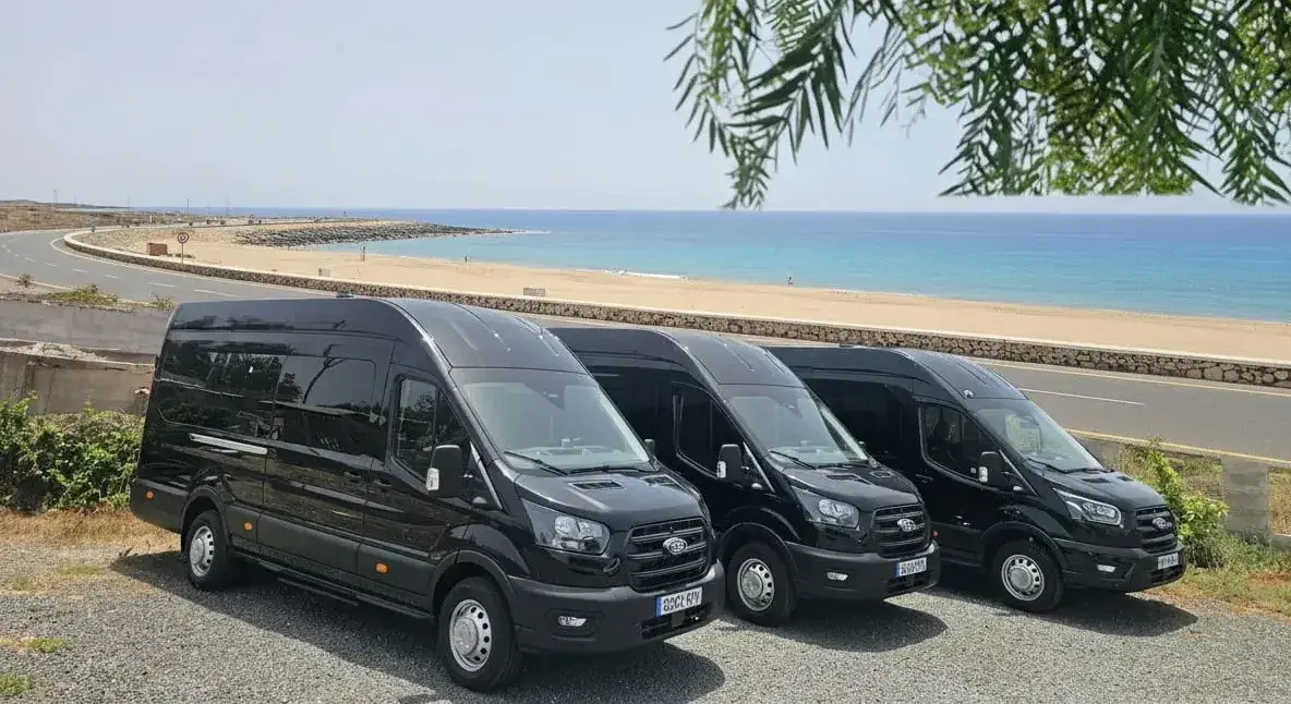 Range of minivans for services from Fuerteventura airport