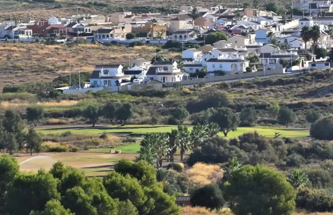 The scenic surroundings of Camposol golf resort and town, a popular destination for ex-pats and holidaymakers using private taxi services from Alicante airport.