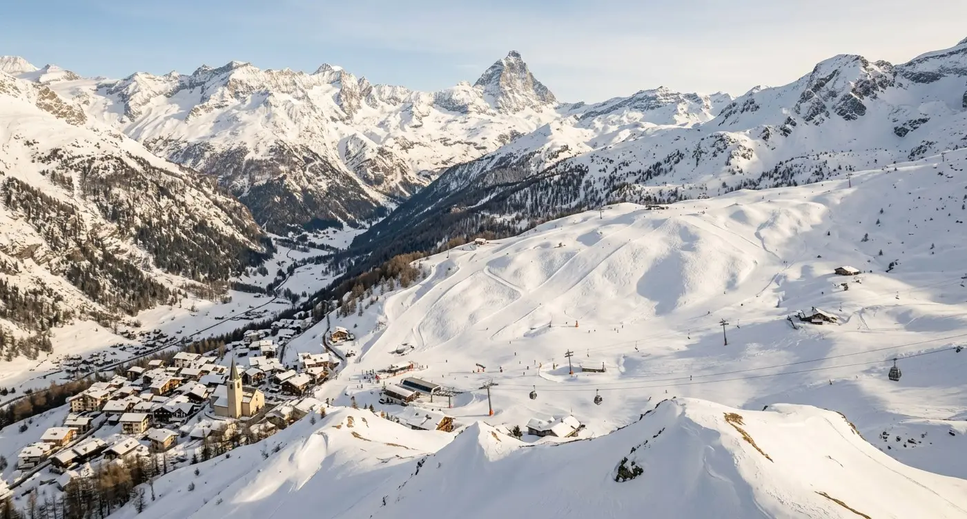 Book ptivate ski transferrs to Valtournenche from Turin Airport