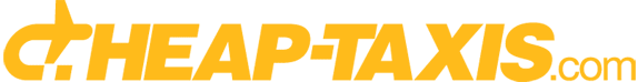 Cheap taxis logo yellow